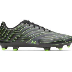 Under Armour Shadow Select 4 Gras Voetbalschoenen (FG) Zwart Metallic Black Neongroen