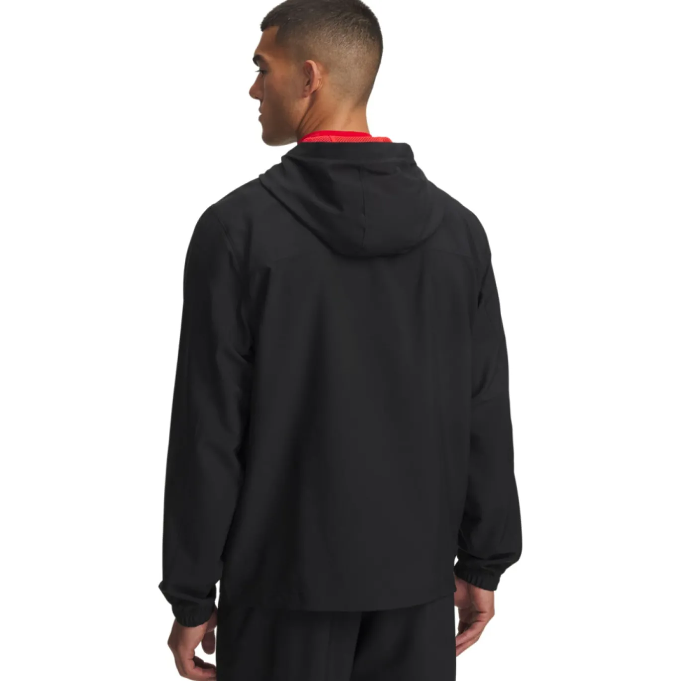 Under Armour Tech Sport Woven Trainingsjack Zwart Rood