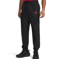 Under Armour Tech Sport Woven Trainingsbroek Zwart Rood