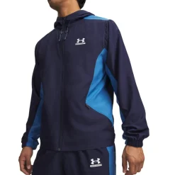 Under Armour Tech Sport Woven Trainingspak Full-Zip Donkerblauw Lichtblauw