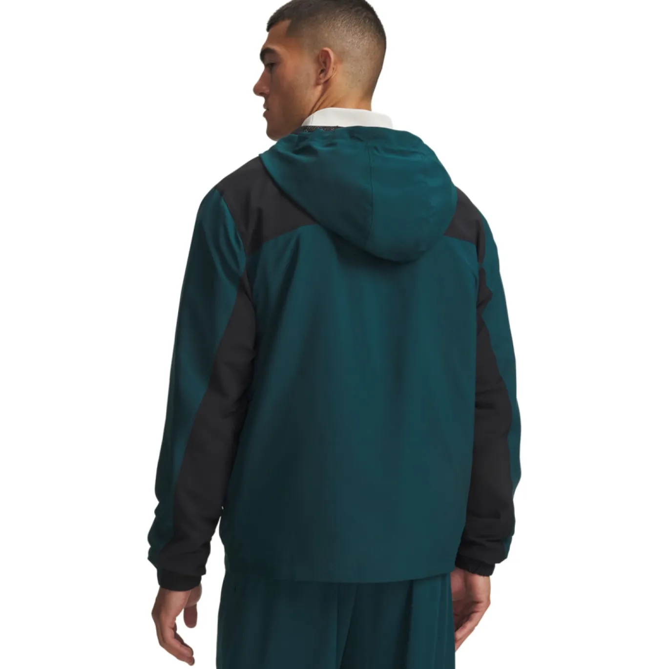 Under Armour Tech Sport Woven Trainingspak Full-Zip Donkergroen Zwart