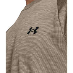 Under Armour Tech Textured Trainingsshirt Bruin Zwart