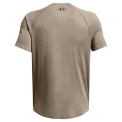 Under Armour Tech Textured Trainingsshirt Bruin Zwart