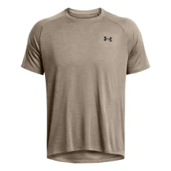 Under Armour Tech Textured Trainingsshirt Bruin Zwart