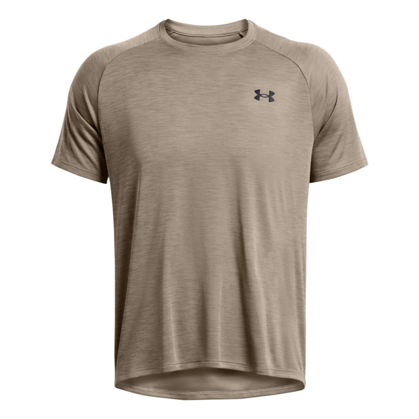 Under Armour Tech Textured Trainingsshirt Bruin Zwart
