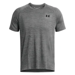 Under Armour Tech Textured Trainingsshirt Grijs Zwart