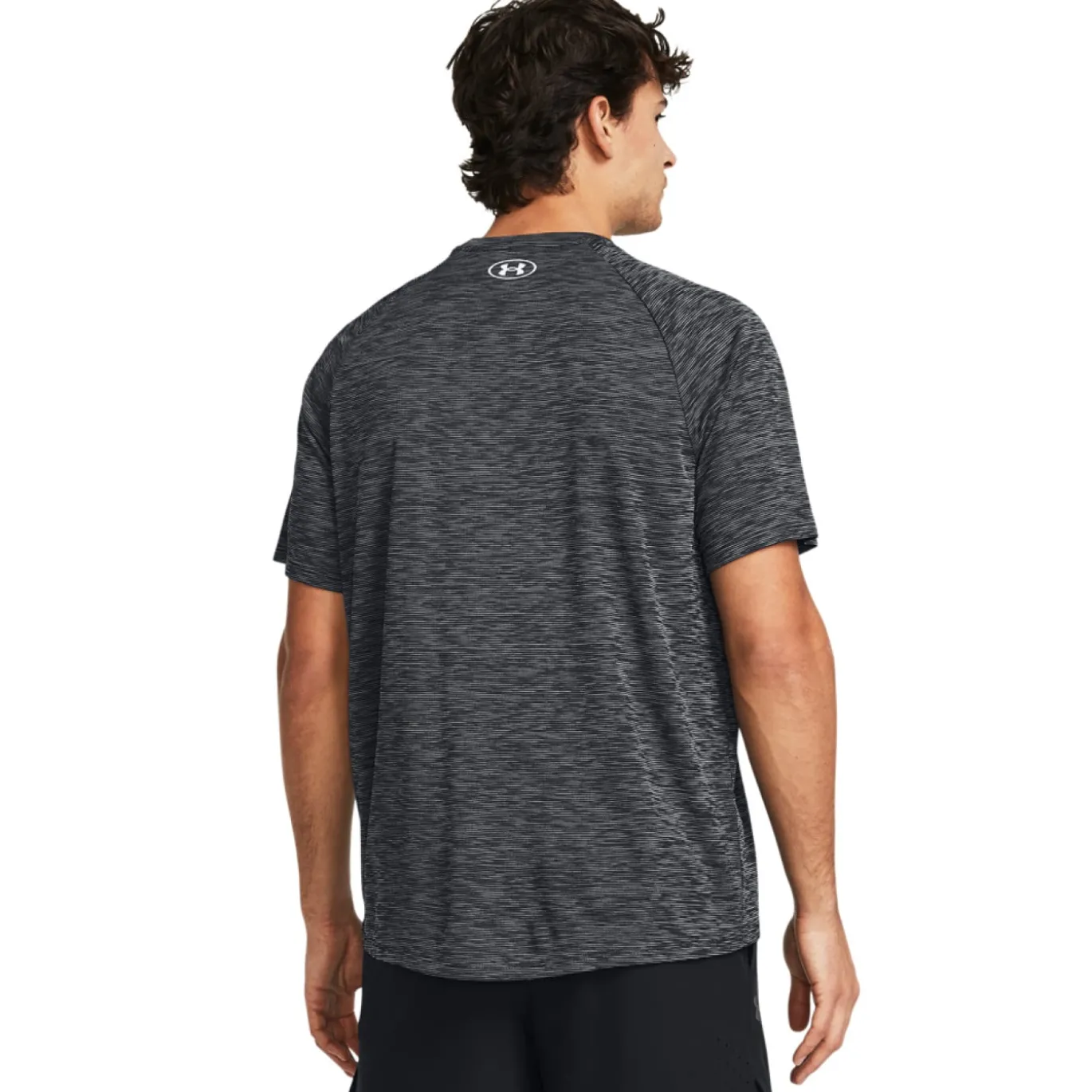 Under Armour Tech Textured Trainingsset Donkergrijs Zwart Wit