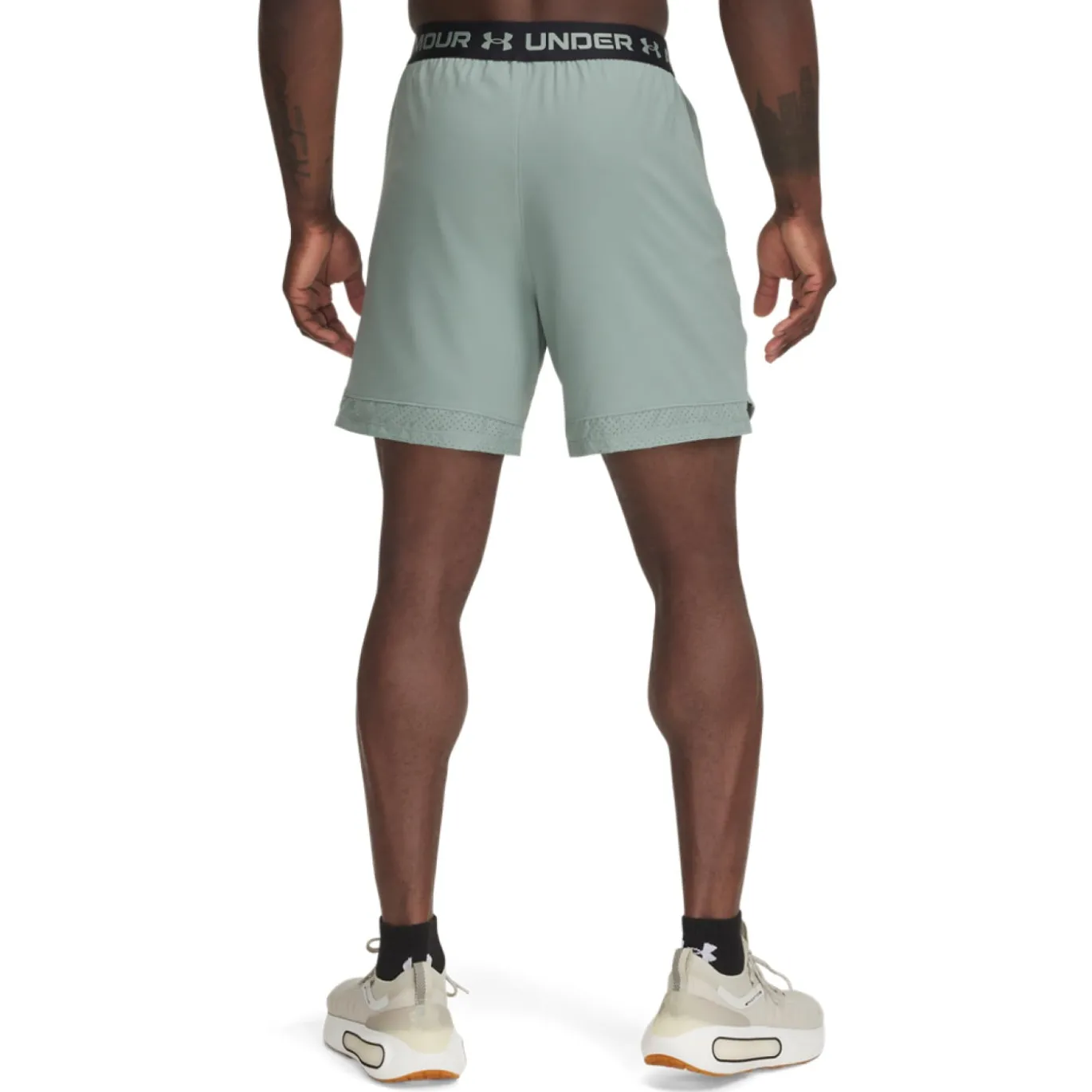 Under Armour Tech Textured Vanish Woven Trainingsset Groen Felgeel Zwart