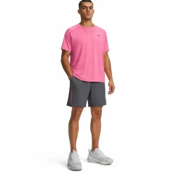 Under Armour Tech Textured Woven Trainingsset Roze Donkergrijs Zwart