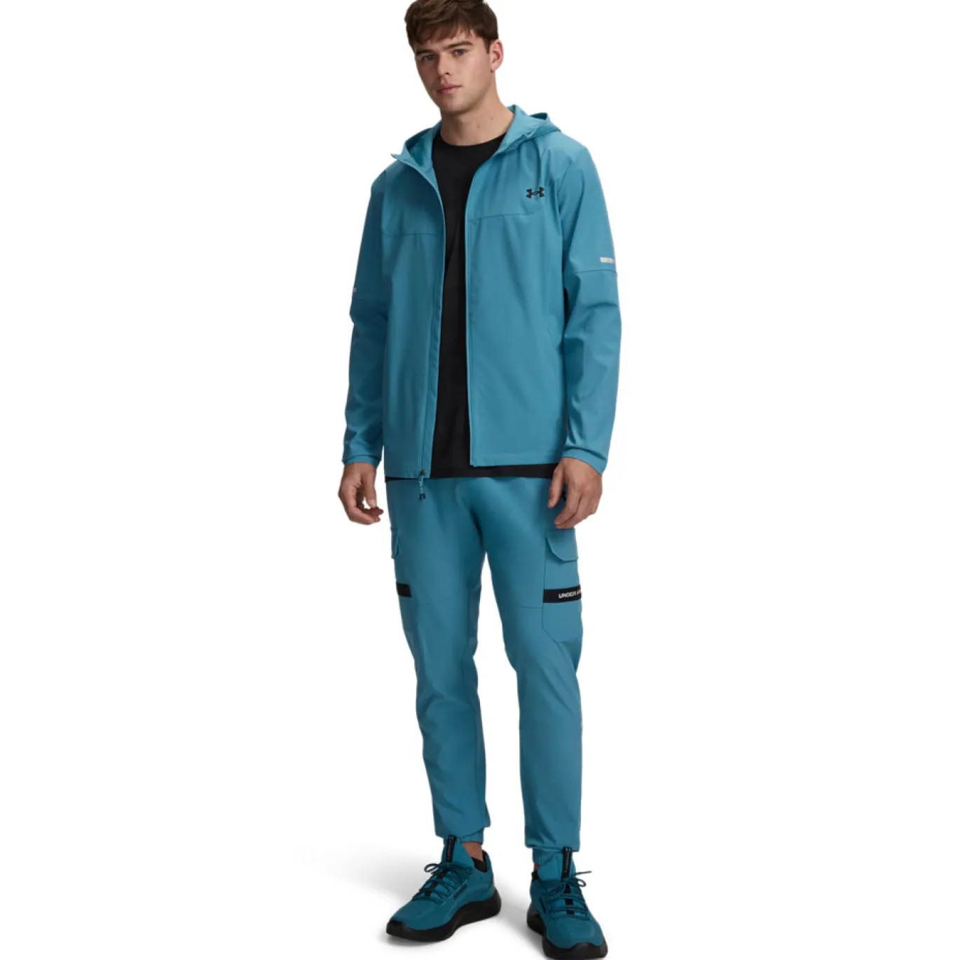 Under Armour Tech Ulitity Woven Trainingspak Full-Zip Blauw Zwart