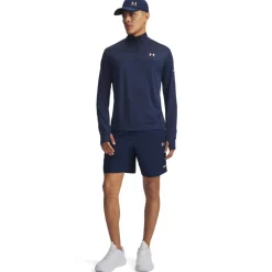 Under Armour Tech Utility Trainingsbroekje Donkerblauw Oranje