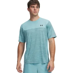 Under Armour Tech Utility Trainingsshirt Lichtblauw Zwart