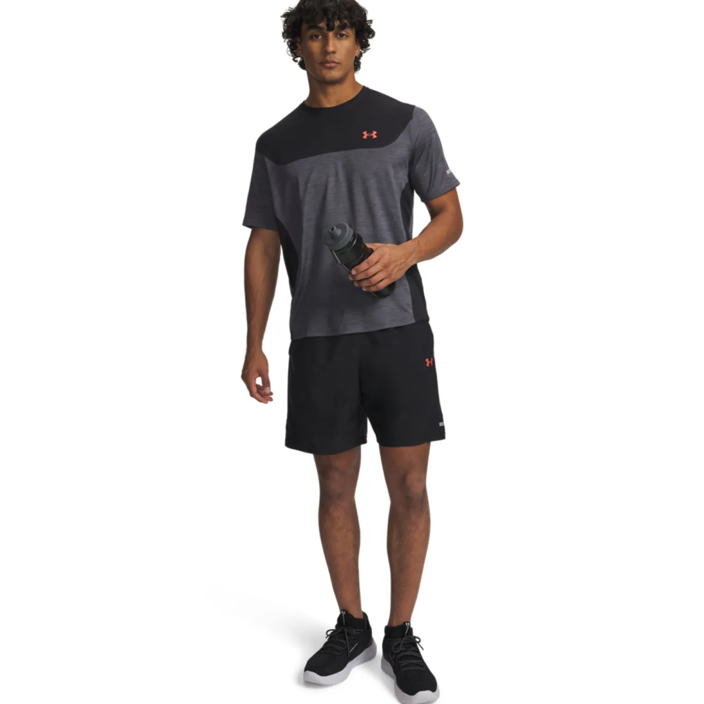 Under Armour Tech Utility Trainingsbroekje Zwart Rood