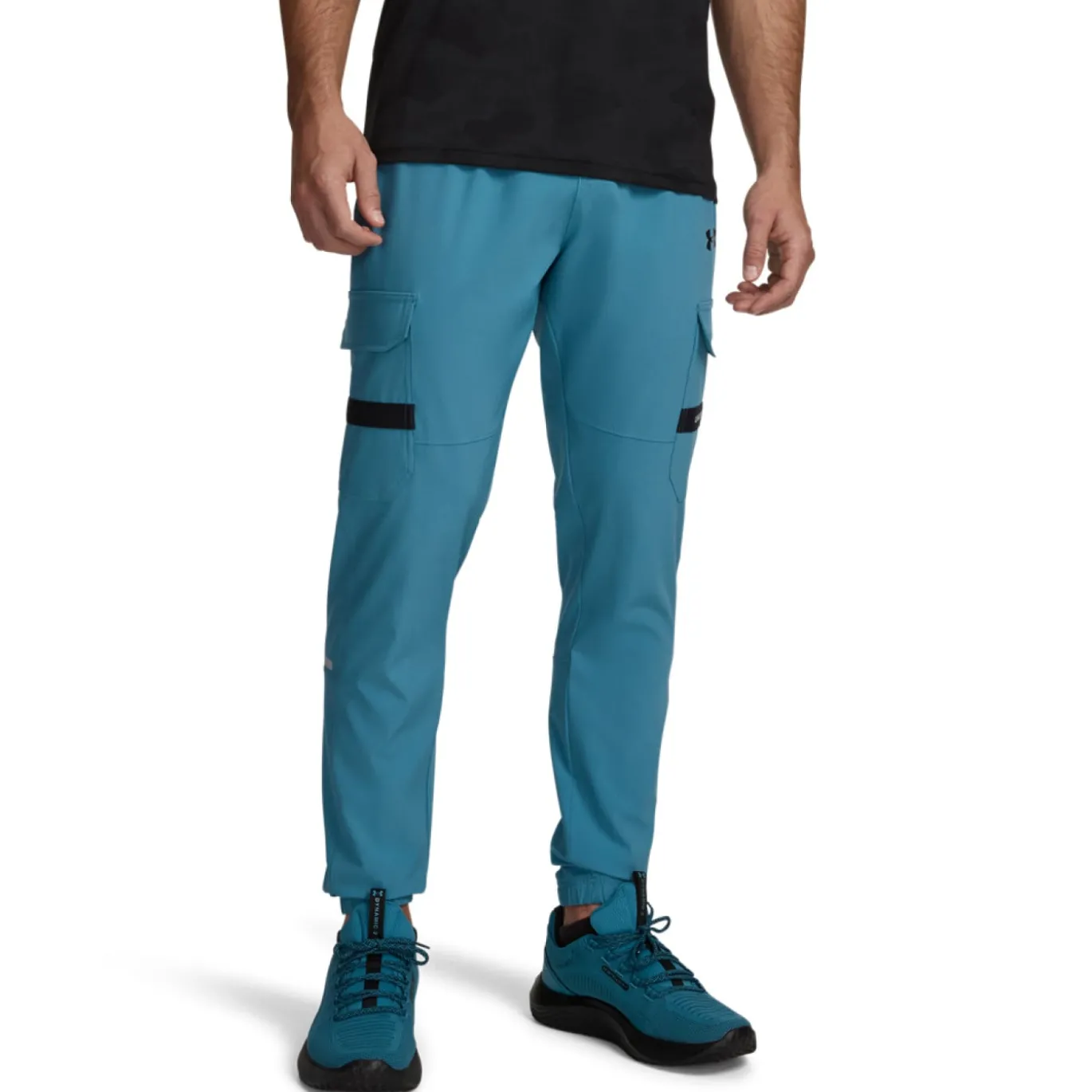 Under Armour Tech Utility Woven Cargobroek Blauw Zwart