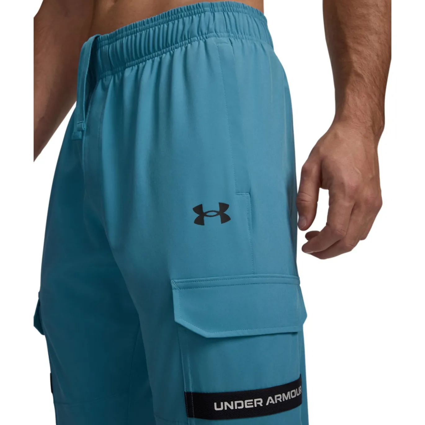 Under Armour Tech Utility Woven Cargobroek Blauw Zwart