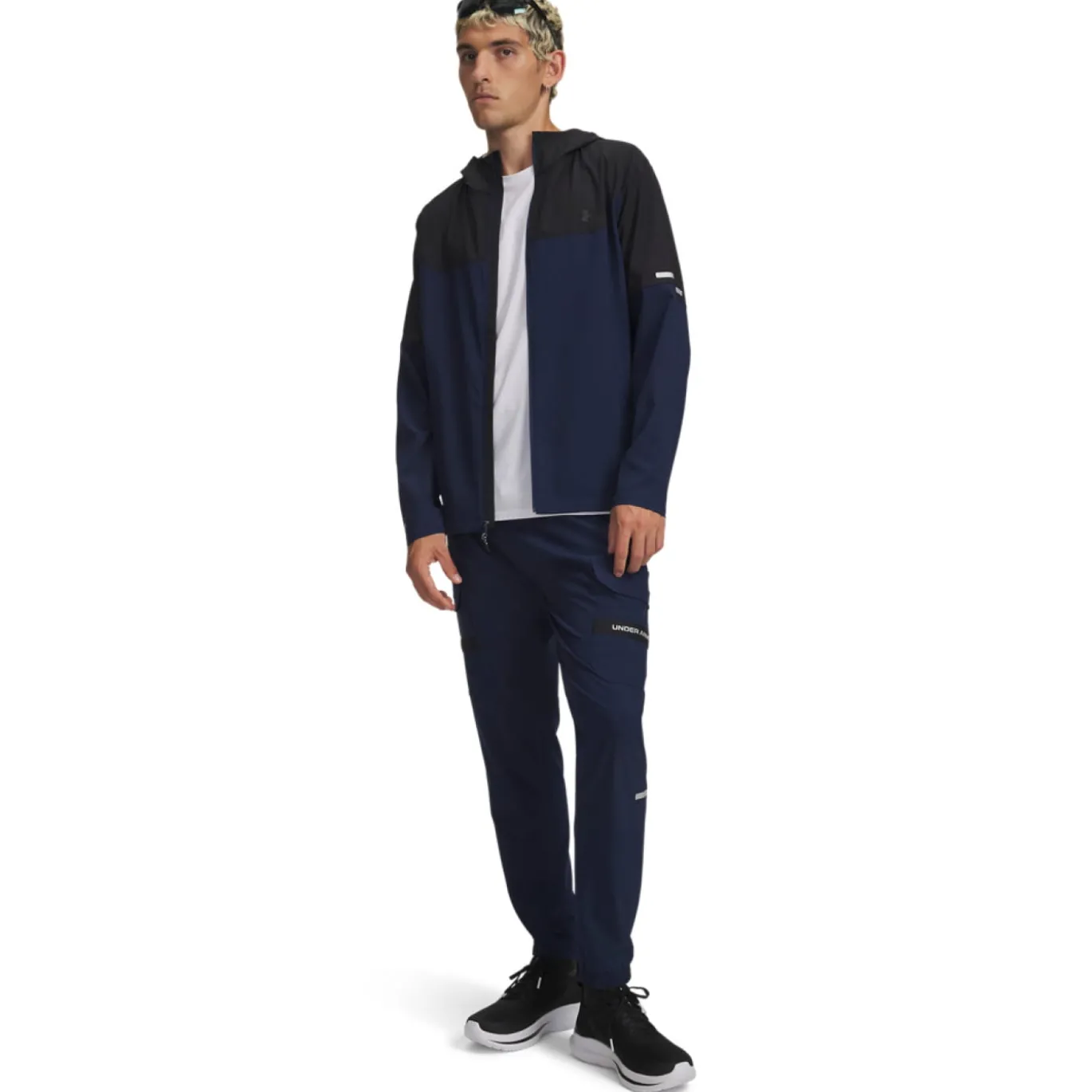 Under Armour Tech Utility Woven Cargobroek Donkerblauw Wit