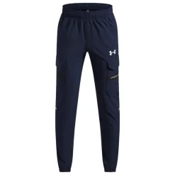 Under Armour Tech Utility Woven Trainingspak Full-Zip Kids Donkerblauw Zwart Zilver
