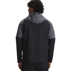 Under Armour Tech Utility Woven Jack Zwart Donkergrijs Zwart Rood