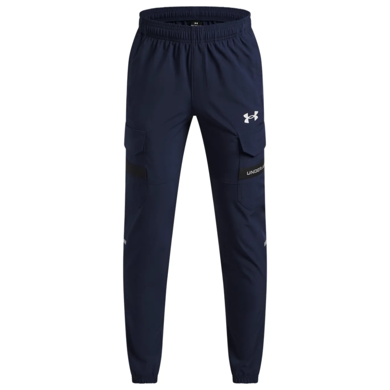 Under Armour Tech Utility Woven Cargobroek Kids Donkerblauw Zwart Zilver