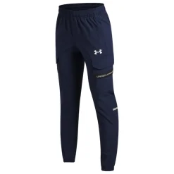 Under Armour Tech Utility Woven Cargobroek Kids Donkerblauw Zwart Zilver