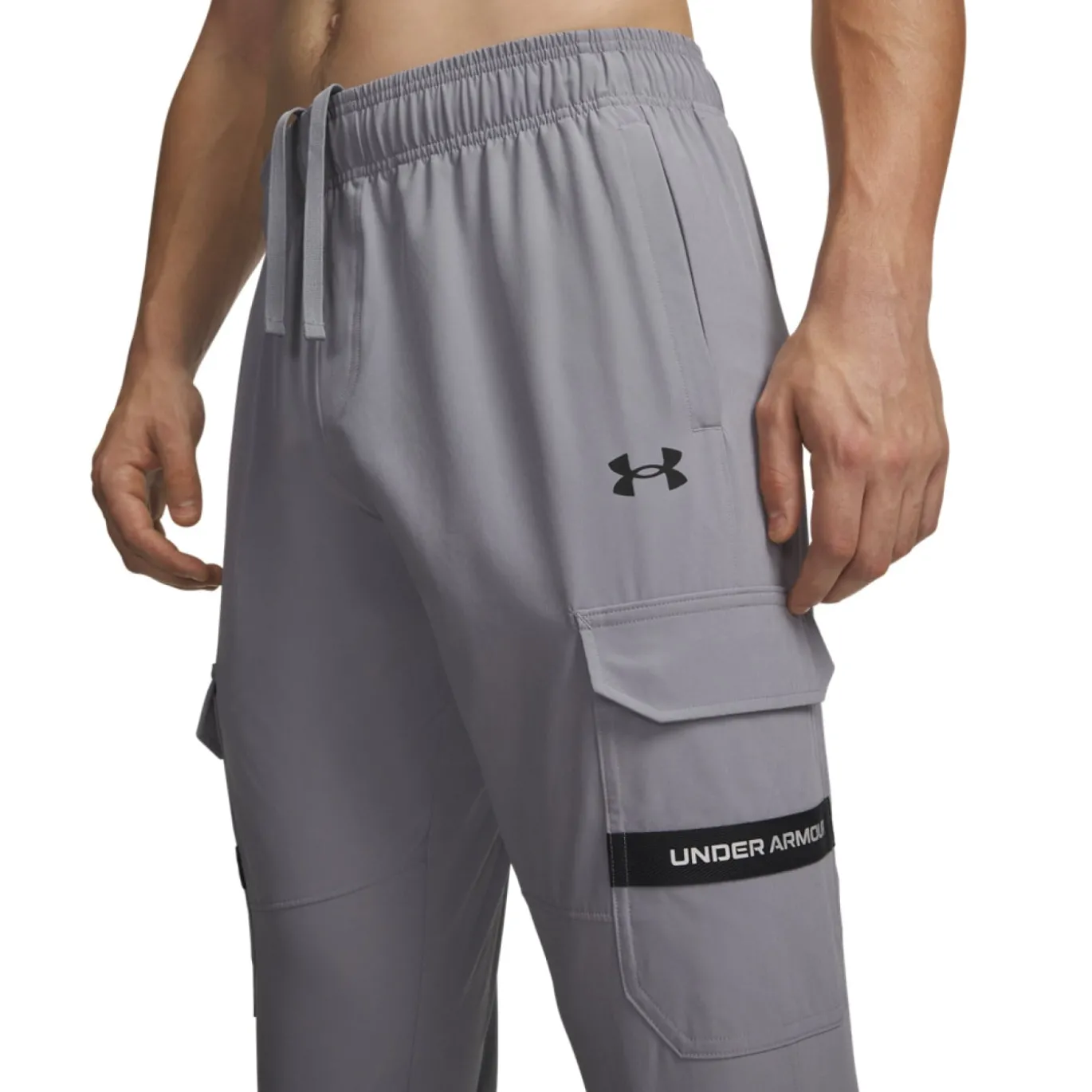 Under Armour Tech Utility Woven Cargobroek Grijs Zwart