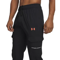 Under Armour Tech Utility Woven Trainingspak Full-Zip Zwart Donkergrijs Rood