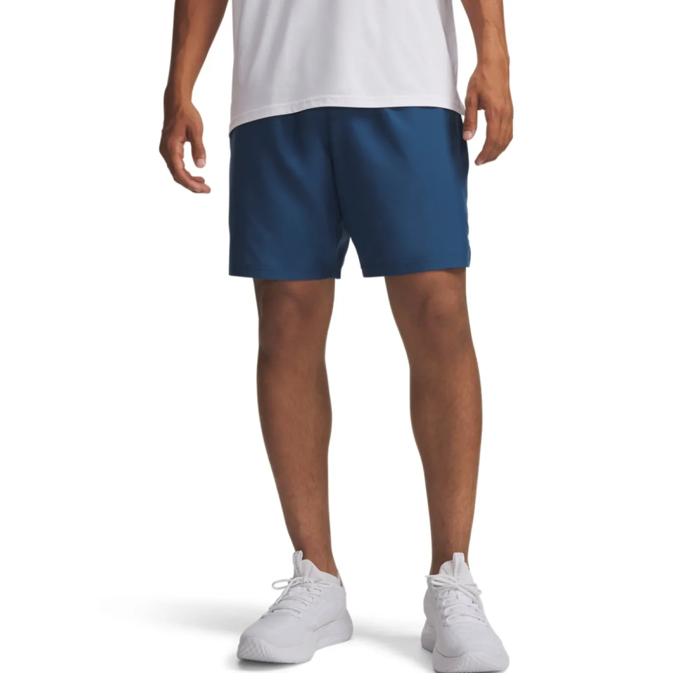 Under Armour Tech Woven Wordmark Trainingsbroekje Donkerblauw