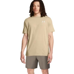 Under Armour Tech Woven Wordmark Zomerset Beige Bruin Wit