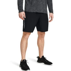 Under Armour Tech Woven Wordmark Trainingsbroekje Zwart Wit