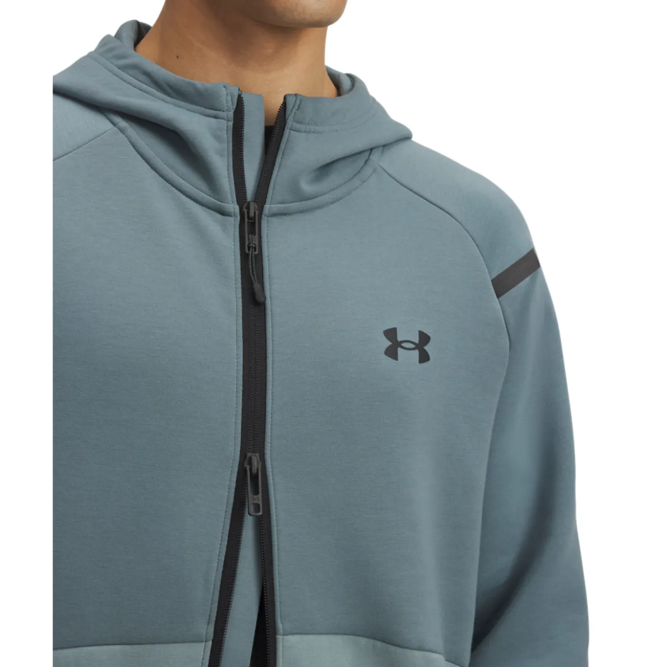 Under Armour Unstoppable Fleece Vest Full-Zip Donkerblauw
