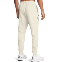 Under Armour Unstoppable Fleece Joggingbroek Wit Zwart