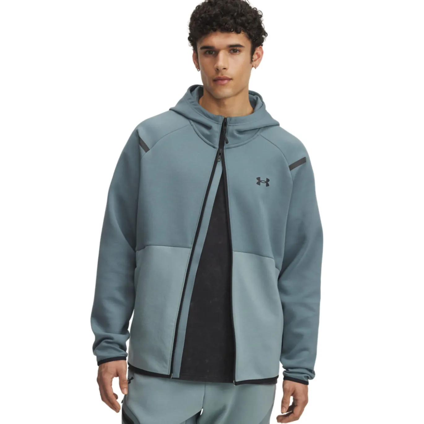 Under Armour Unstoppable Fleece Trainingspak Full-Zip Donkerblauw