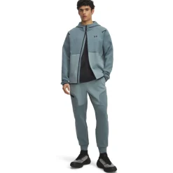 Under Armour Unstoppable Fleece Trainingspak Full-Zip Donkerblauw