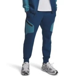 Under Armour Unstoppable Fleece Trainingspak Full-Zip Donkerblauw Lichtblauw