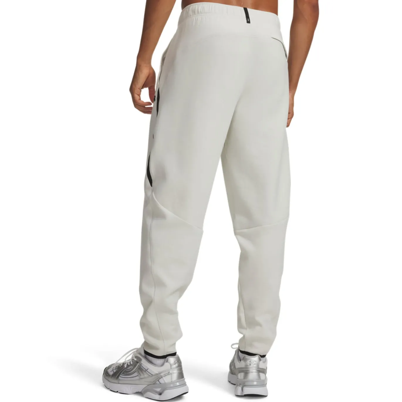 Under Armour Unstoppable Fleece Joggingbroek Gebroken Wit Zwart