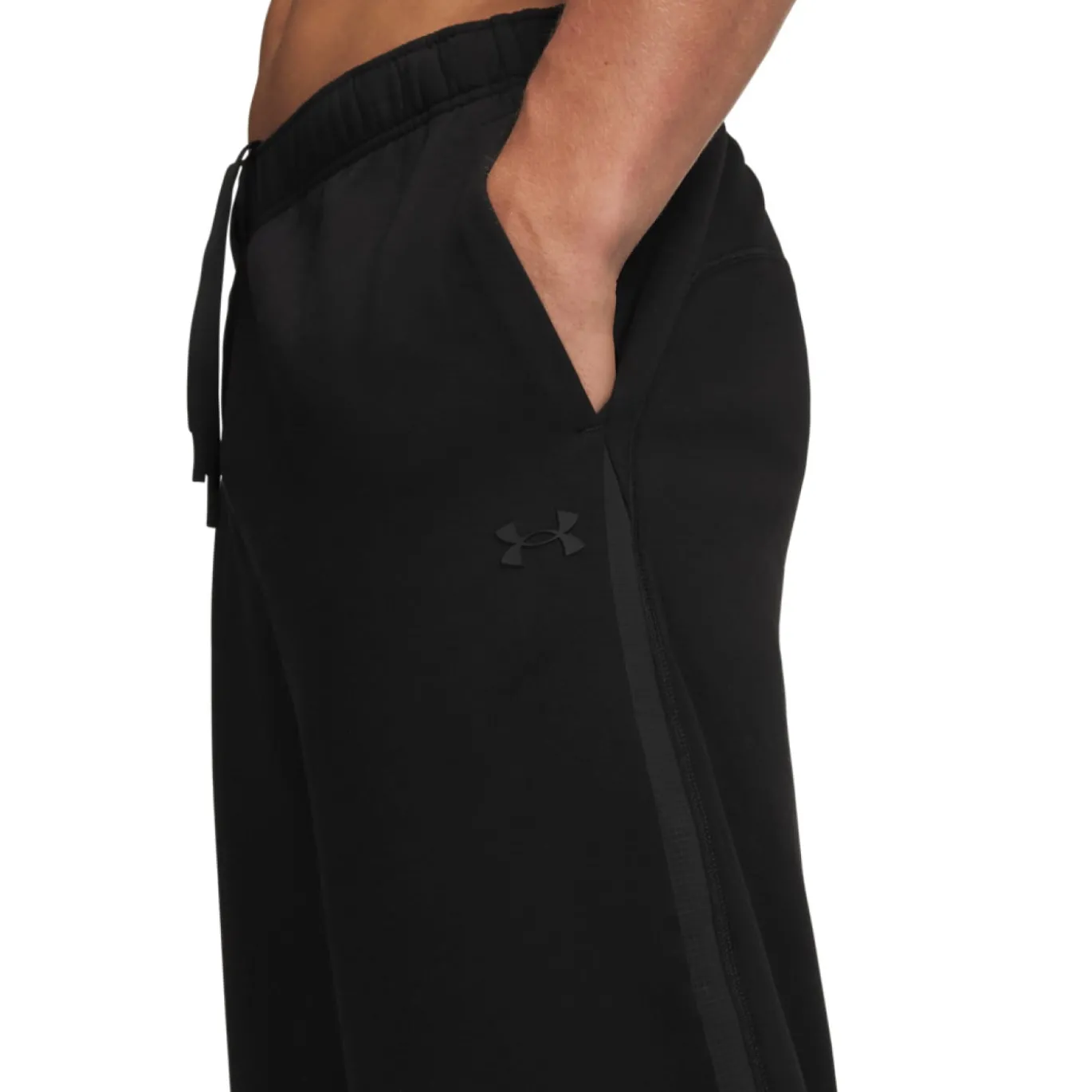 Under Armour Unstoppable Fleece Joggingbroek Zwart Donkergrijs
