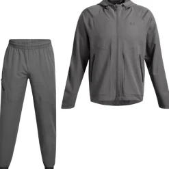 Under Armour Unstoppable Trainingspak Full-Zip Donkergrijs Zwart
