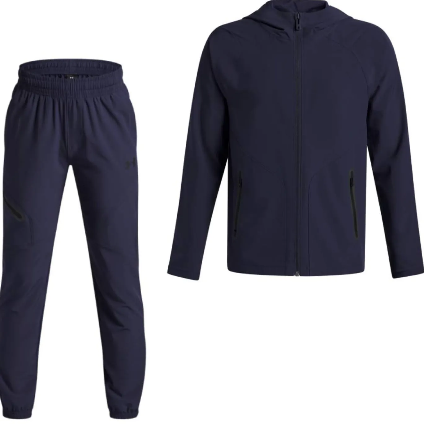 Under Armour Unstoppable Woven Trainingspak Full-Zip Kids Donkerblauw