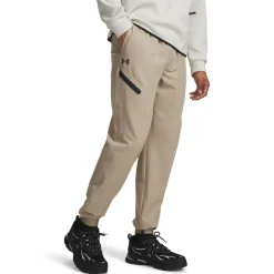 Under Armour Unstoppable Woven Trainingsbroek Beige Zwart