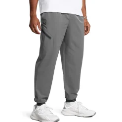 Under Armour Unstoppable Woven Trainingsbroek Donkergrijs Zwart