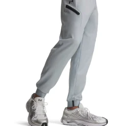 Under Armour Unstoppable Woven Trainingsbroek Lichtgrijs Zwart