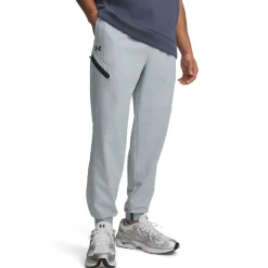 Under Armour Unstoppable Woven Trainingsbroek Lichtgrijs Zwart