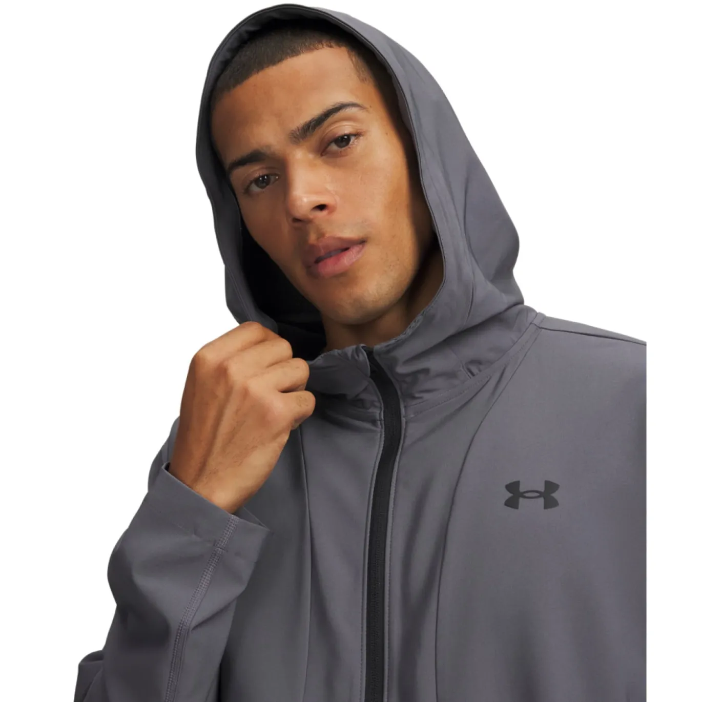 Under Armour Unstoppable Woven Trainingspak Donkergrijs Zwart