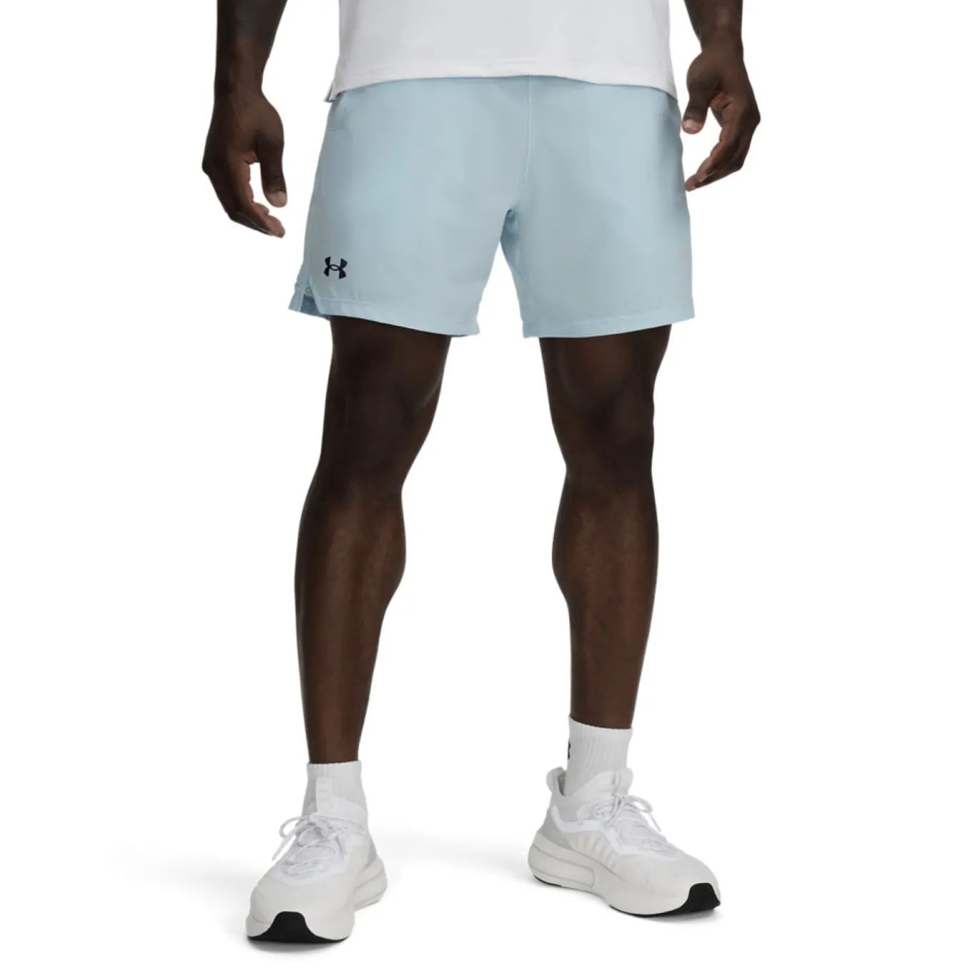 Under Armour Vanish Woven Trainingsbroekje Lichtblauw Zwart