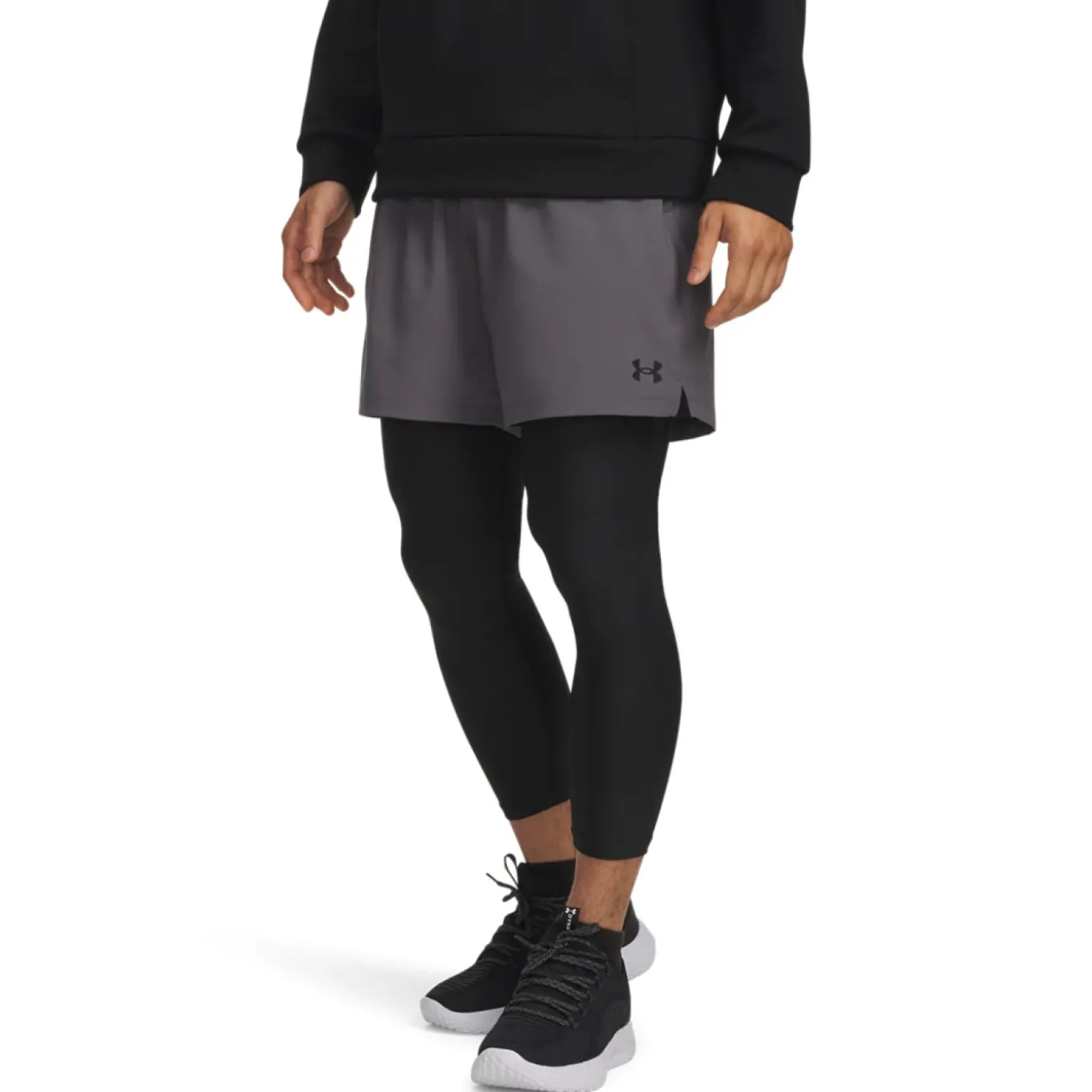Under Armour Vanish Woven 2.0 Trainingsbroekje Donkergrijs Zwart