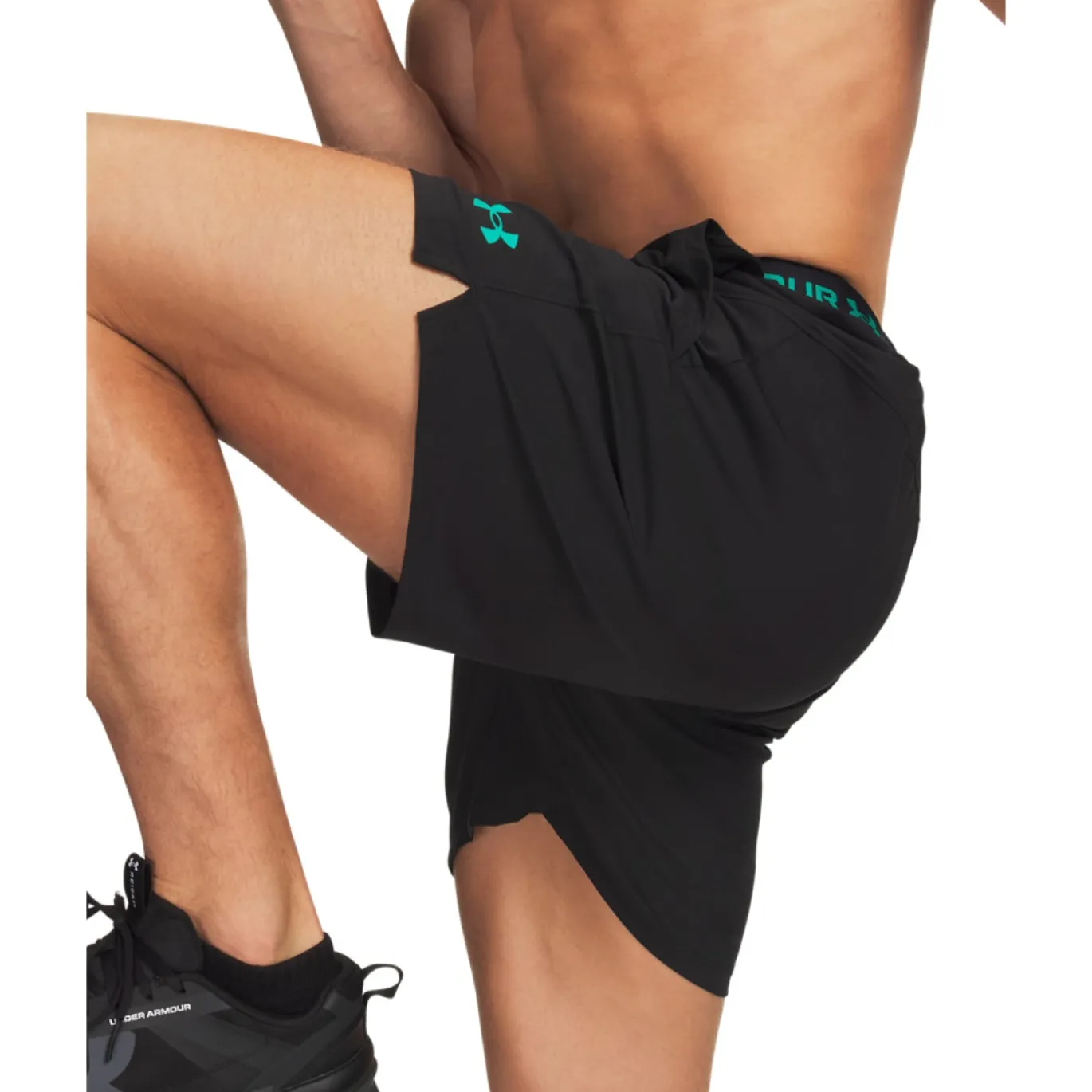 Under Armour Vanish Woven 2.0 Trainingsbroekje Zwart Turquoise