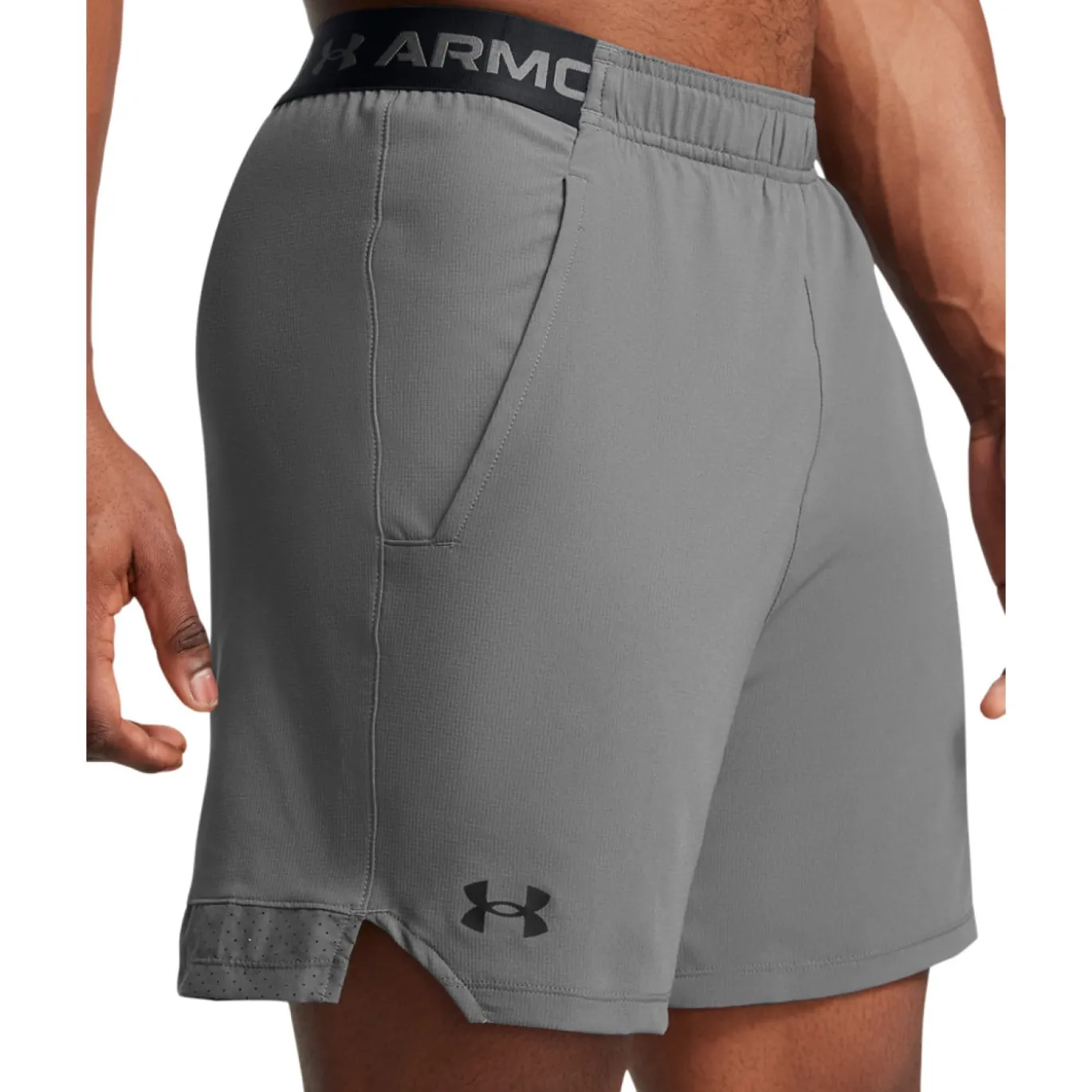 Under Armour Vanish Woven Trainingsbroekje Grijs Zwart