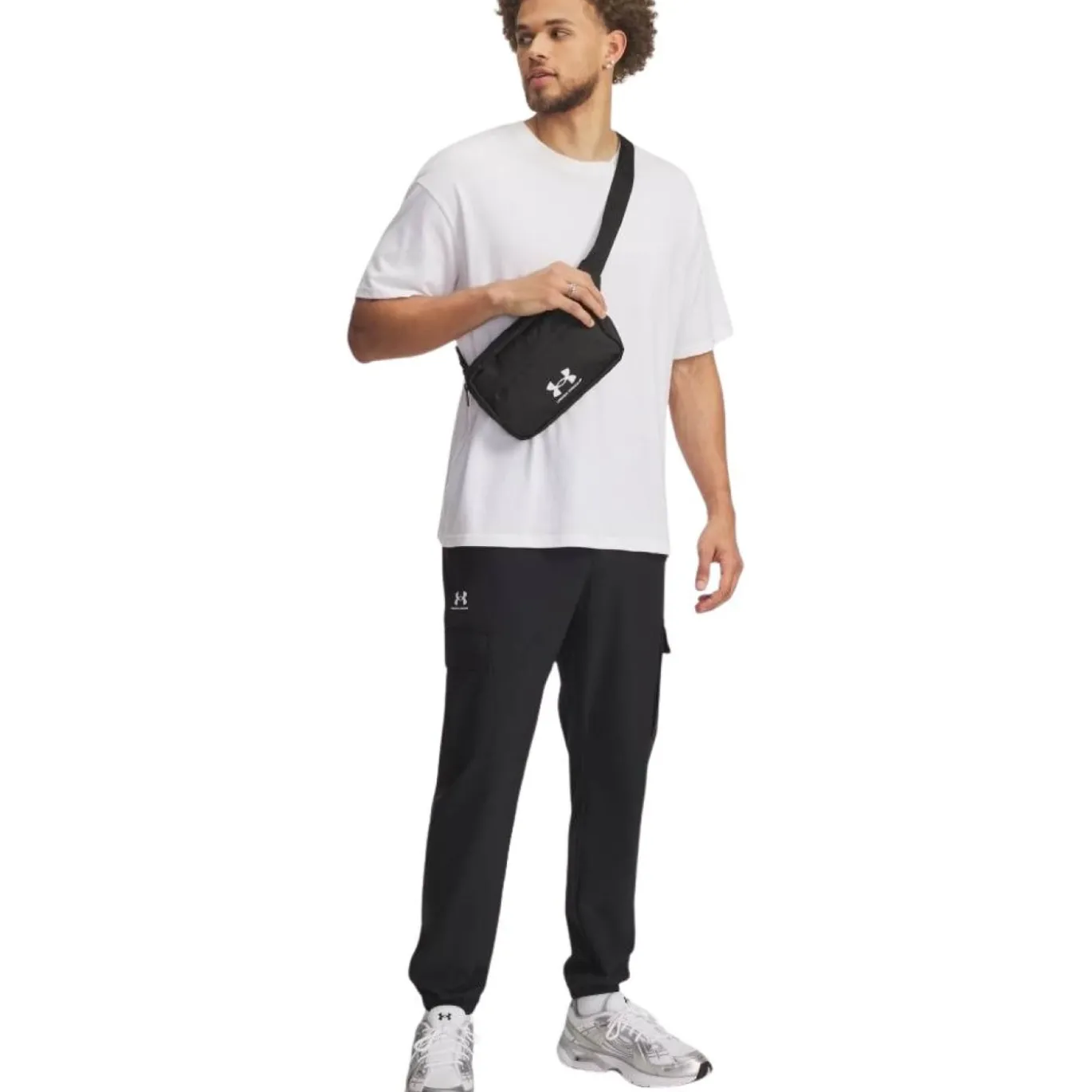 Under Armour Vibe Woven Cargo Broek Zwart Wit