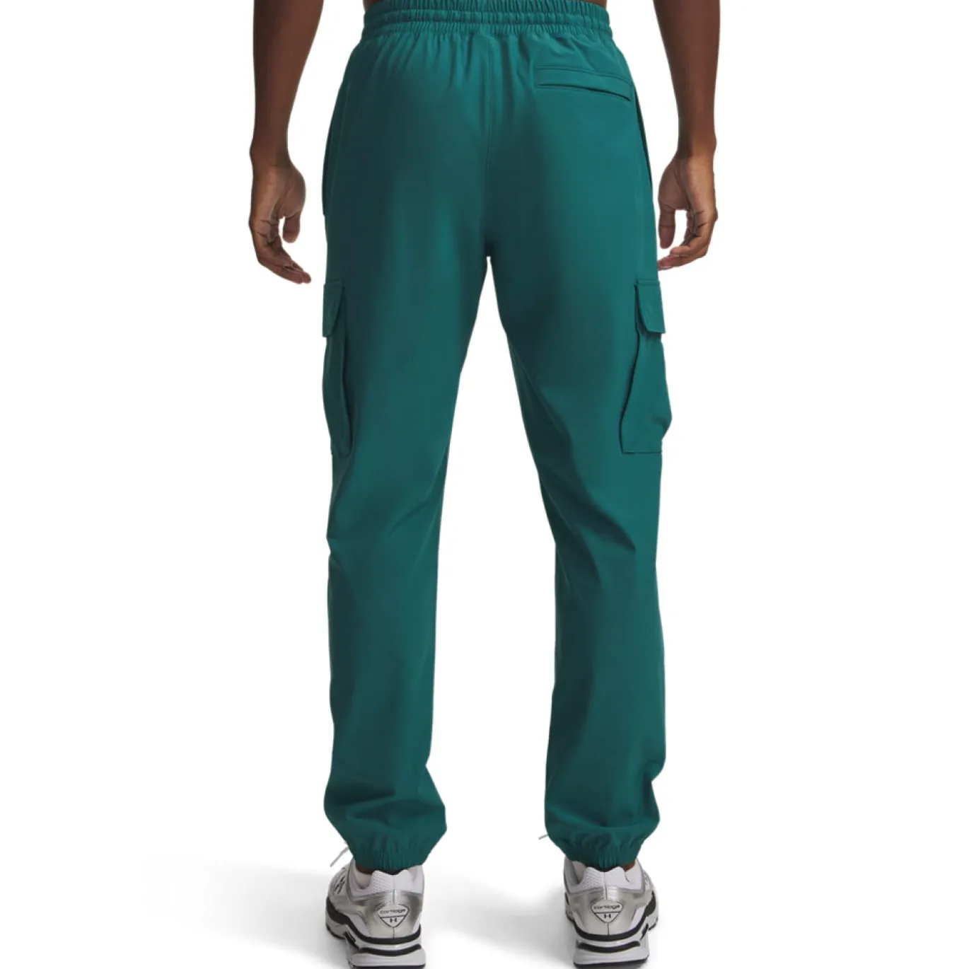 Under Armour Vibe Woven Cargo Trainingspak Donkergroen Zwart