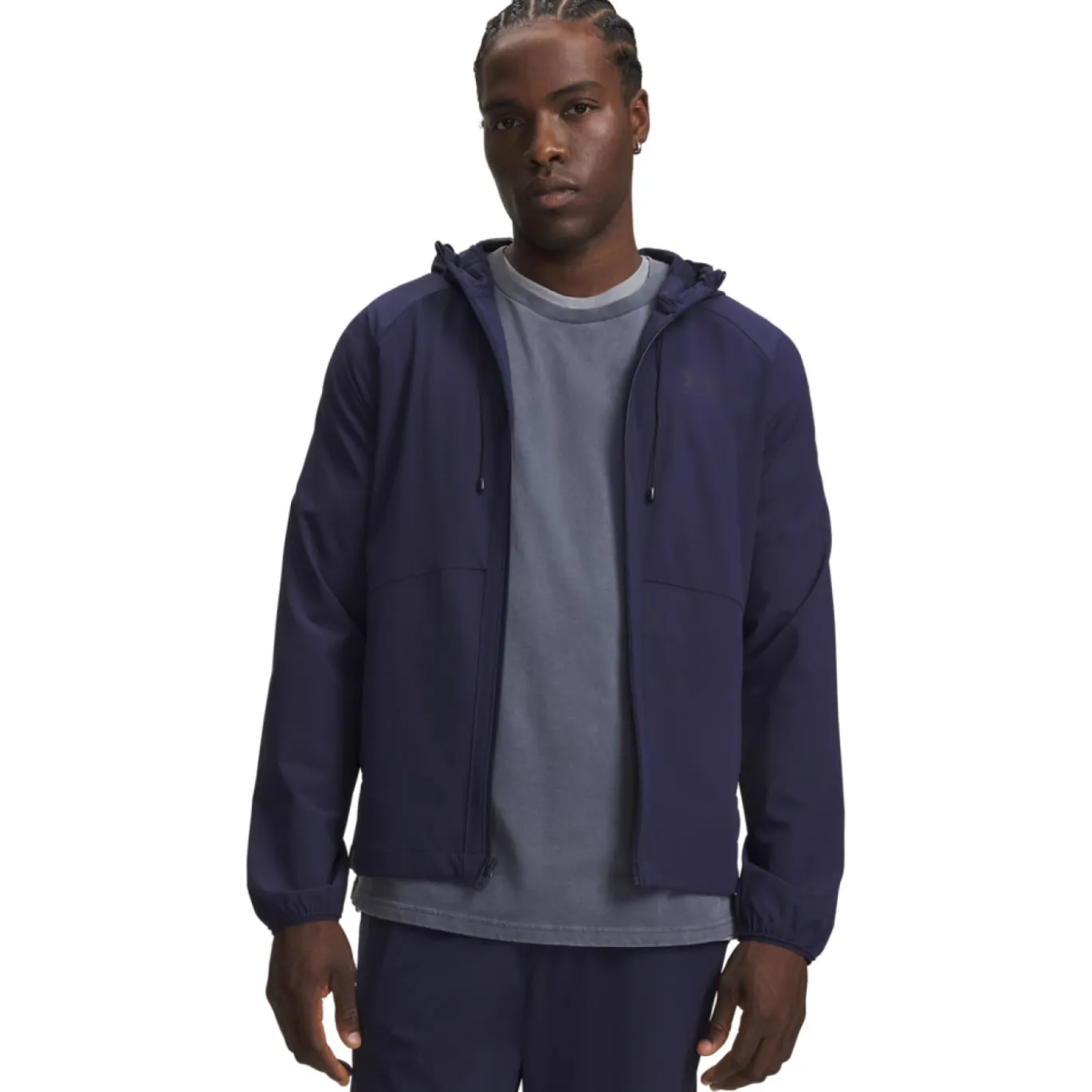 Under Armour Vibe Woven Trainingspak Full-Zip Donkerblauw